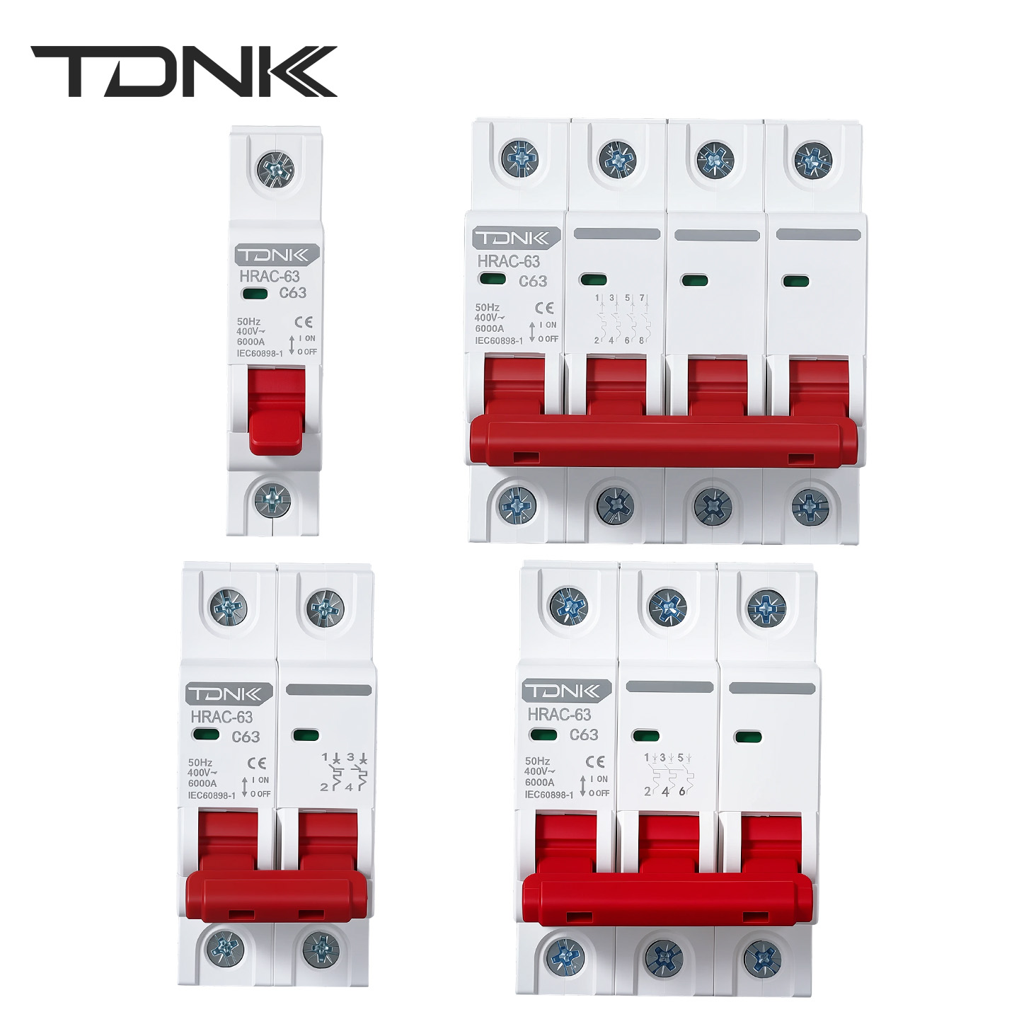 Din Rail Circuit Breaker - Disjuntor Mini AC TDNK MCB 1P