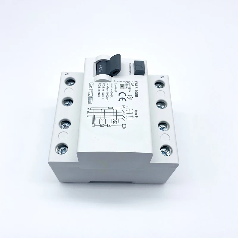 Din Rail Circuit Breaker - Disjuntores Diferenciais Residenciais Tipo B (RCCB/RCD)