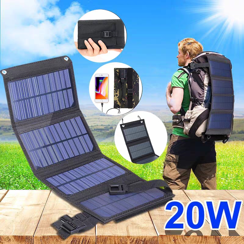 Folding Solar Panel - Painel Solar Dobrável 20W 50W 60W,