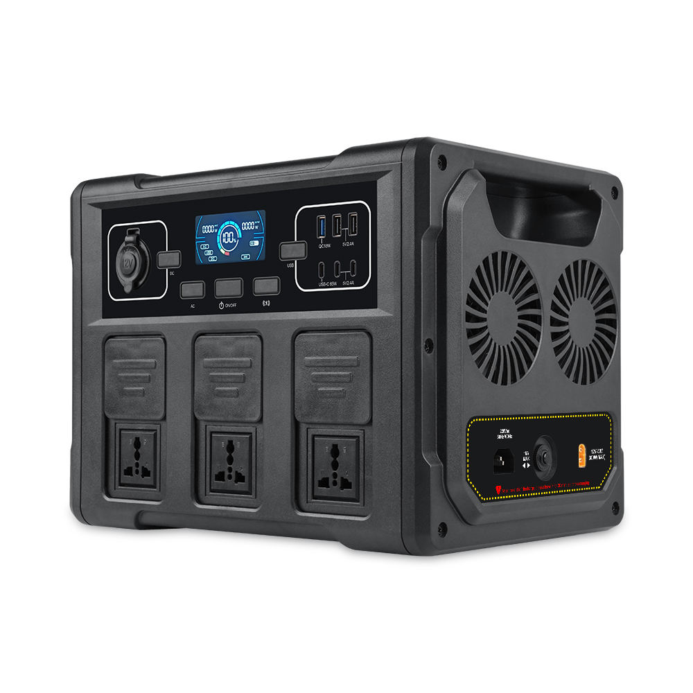 Portable Power Station - Gerador Solar Portátil de 1200W, Estação