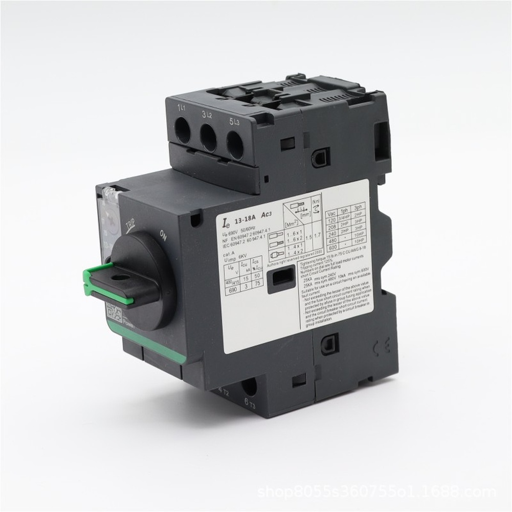 Din Rail Circuit Breaker - Disjuntor de Motor 3P GV2PE01C com
