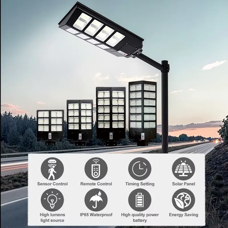 Solar Street Light Led - Luminária de Rua LED Solar 9W