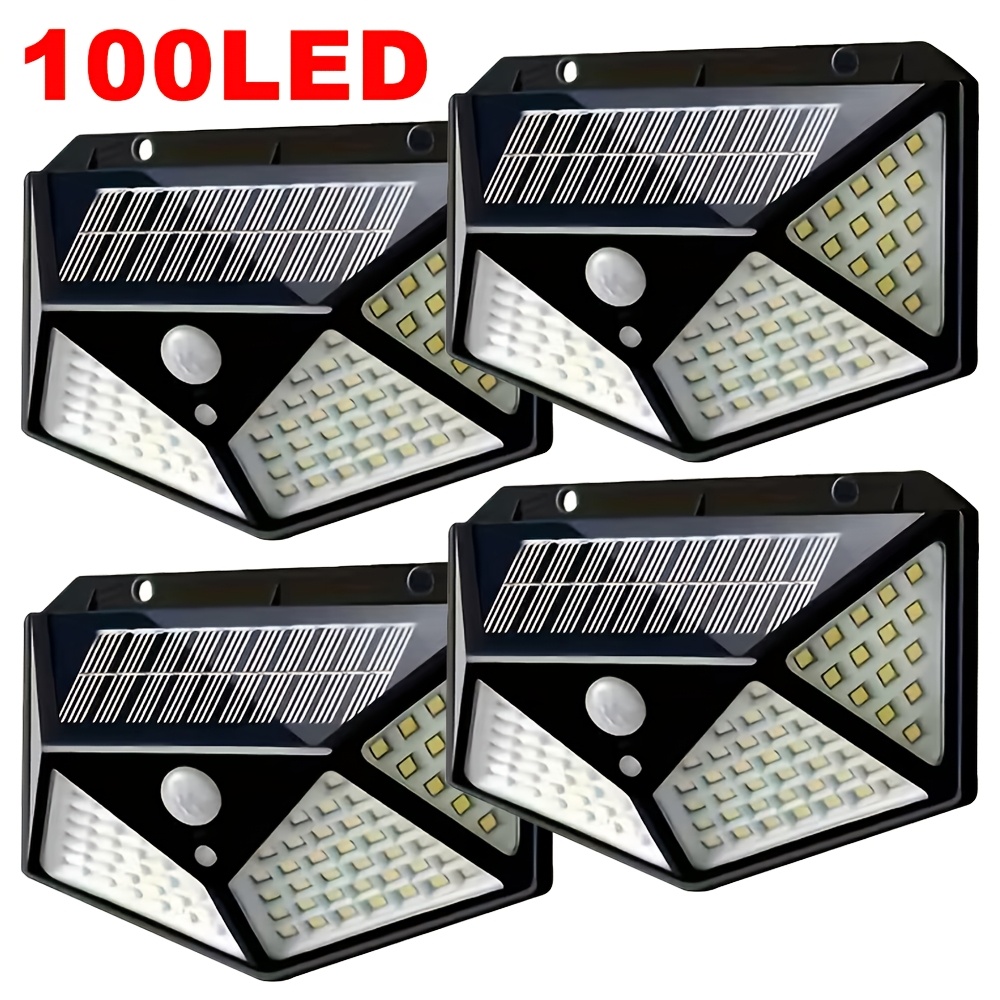 Solar Street Light Led - Luz Solar de Jardim Externa com