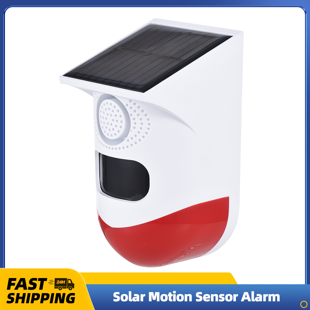 Solar Street Light Led - Sensor de movimento solar alarme ao