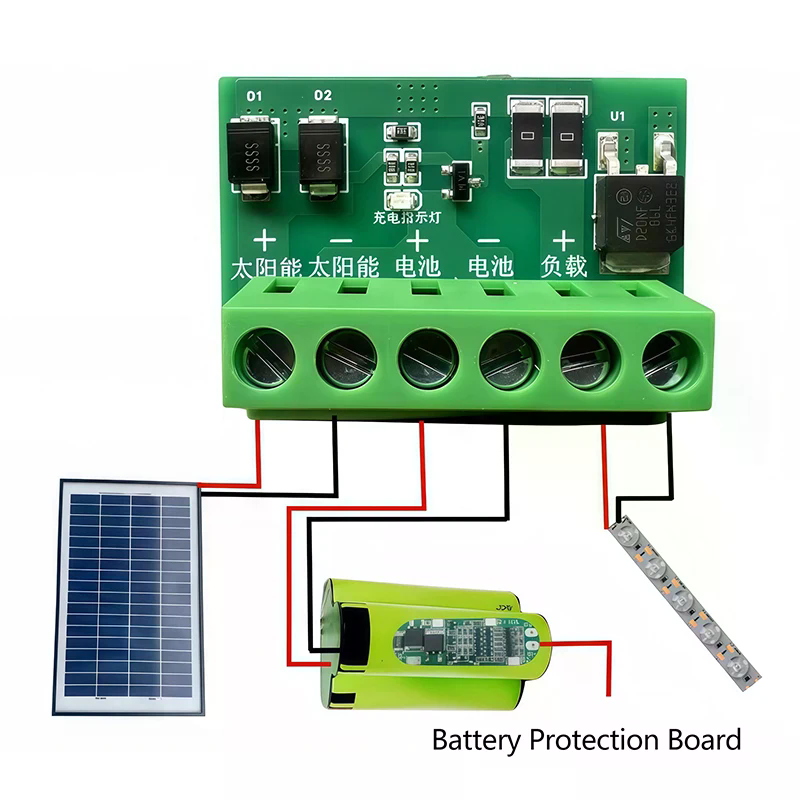 Solar Street Light Led - Placa de Circuito de Controle DC6-45V