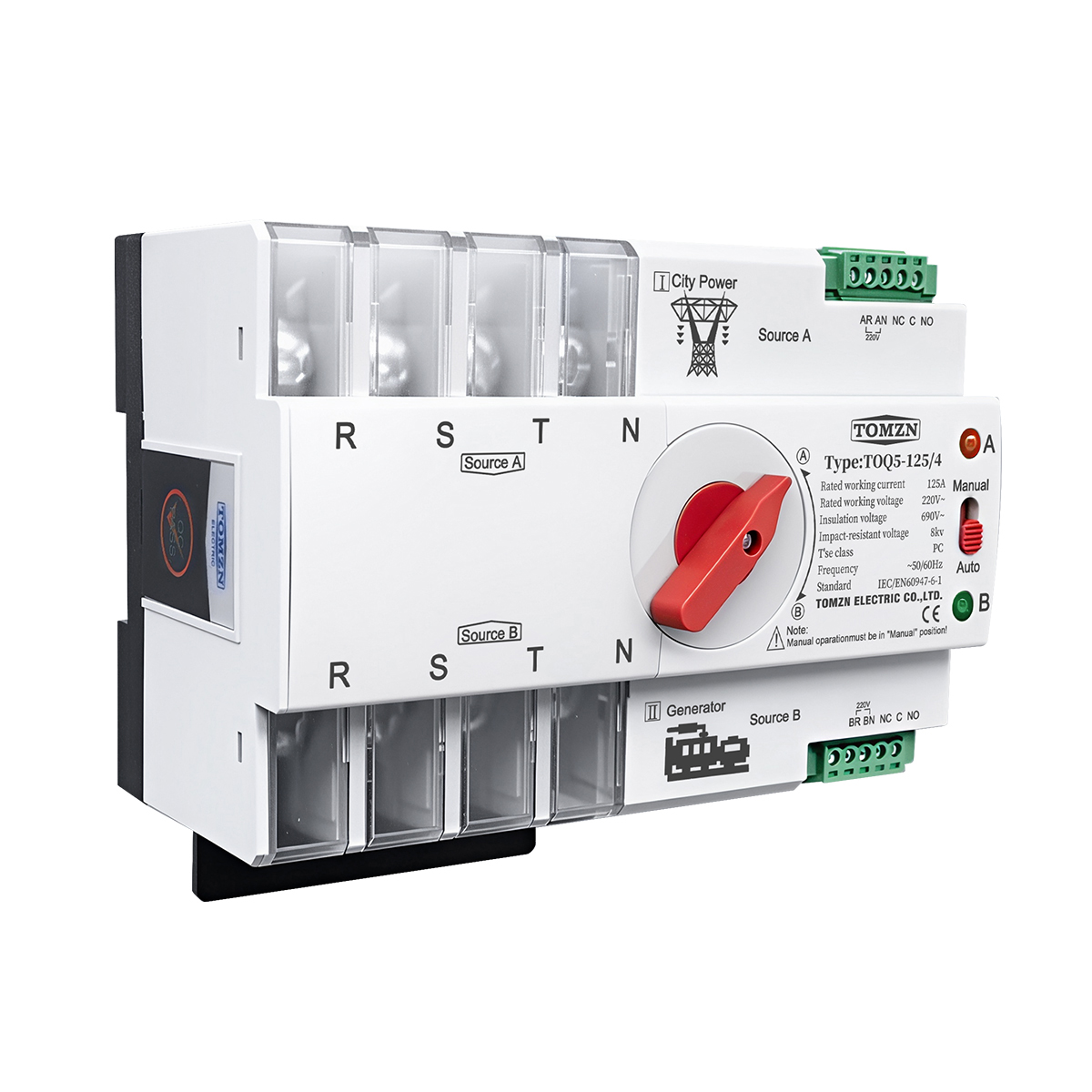 Chave de Transferência Automát - Din Rail Circuit Breaker avaliação e preço