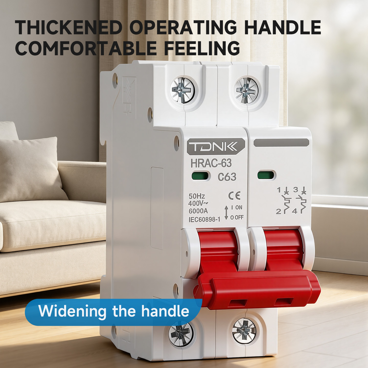 Disjuntor Mini AC TDNK MCB 1P  - Din Rail Circuit Breaker avaliação e preço