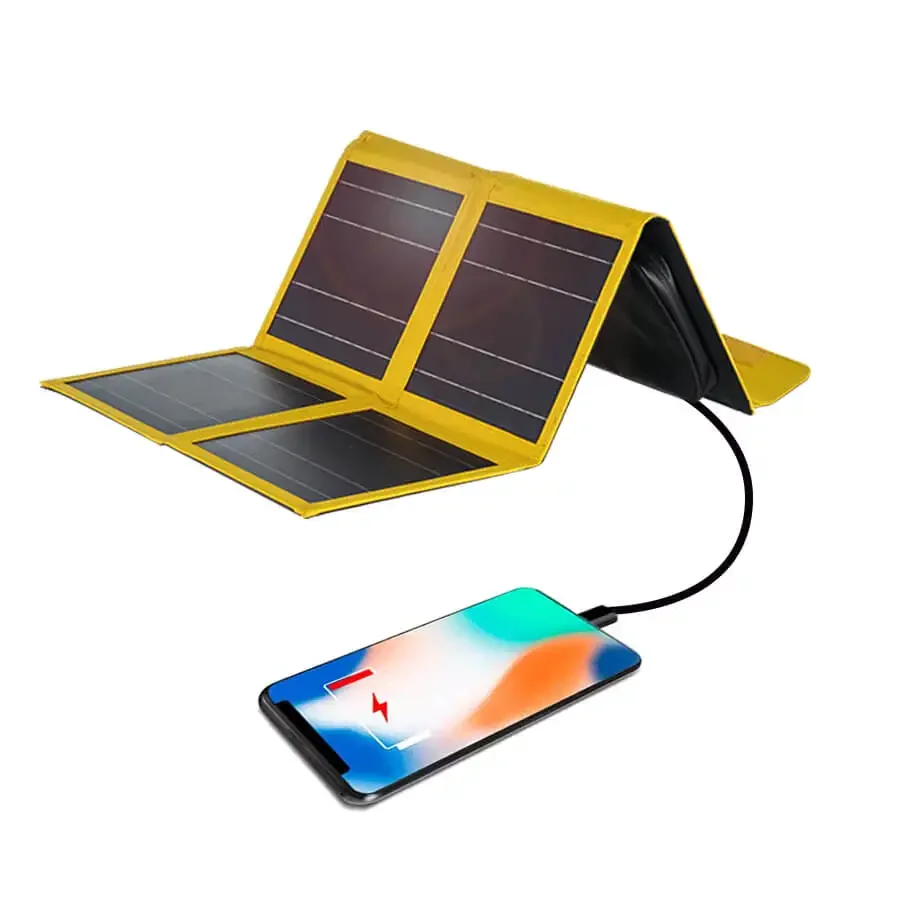 Carregador Solar Portátil Dobr - Folding Solar Panel avaliação e preço