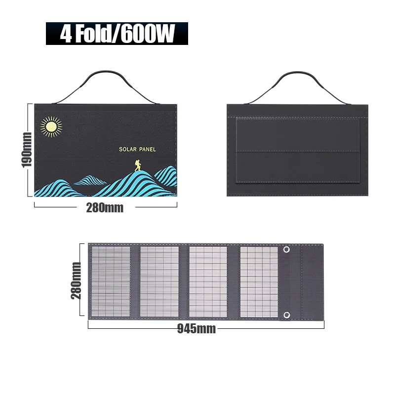 Painel Solar Portátil de 800W  - Folding Solar Panel avaliação e preço