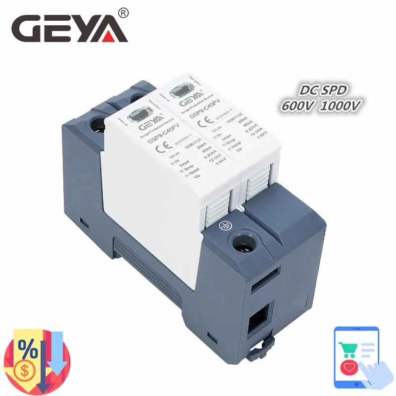 Geya gsp9 fotovoltaico dc spd  - Din Rail Circuit Breaker avaliação e preço