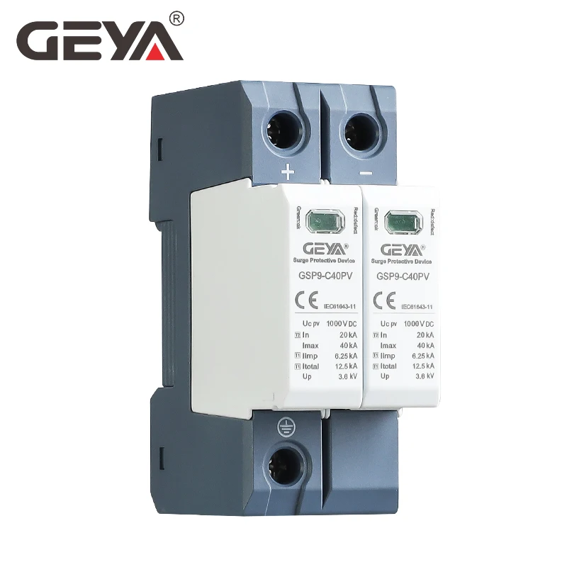 Geya gsp9 fotovoltaico dc spd  - Din Rail Circuit Breaker avaliação e preço