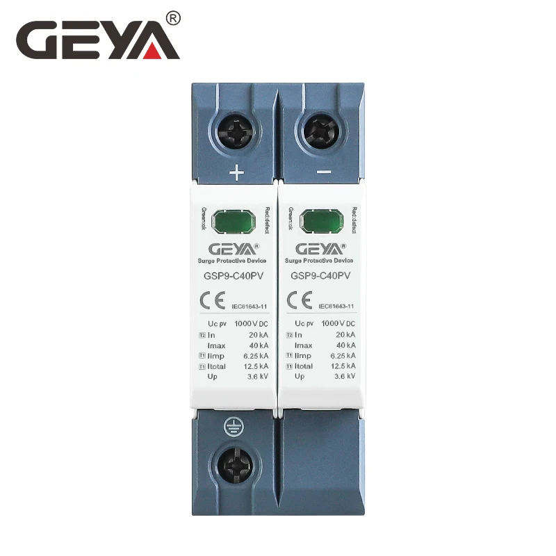 Geya gsp9 fotovoltaico dc spd  - Din Rail Circuit Breaker avaliação e preço
