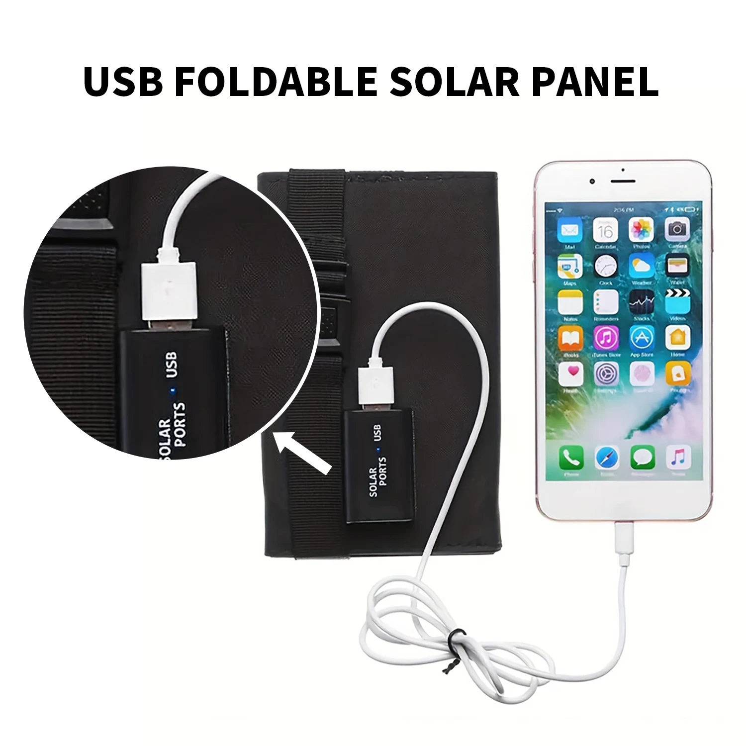 Painel Solar Dobrável 20W 50W  - Folding Solar Panel avaliação e preço