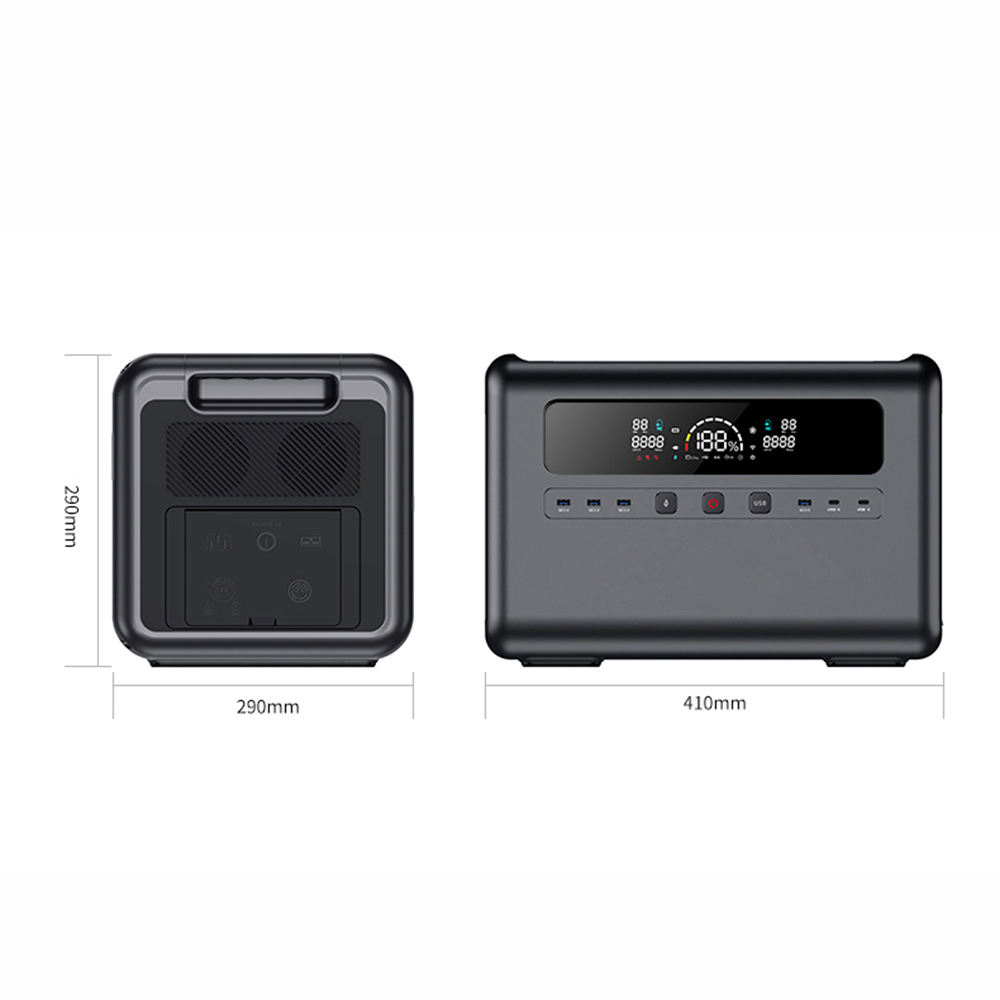 Gerador Solar de 2400W, Estaçã - Portable Power Station avaliação e preço