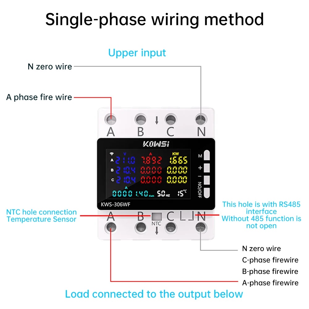 Medidor de tensão inteligente  - Din Rail Circuit Breaker avaliação e preço
