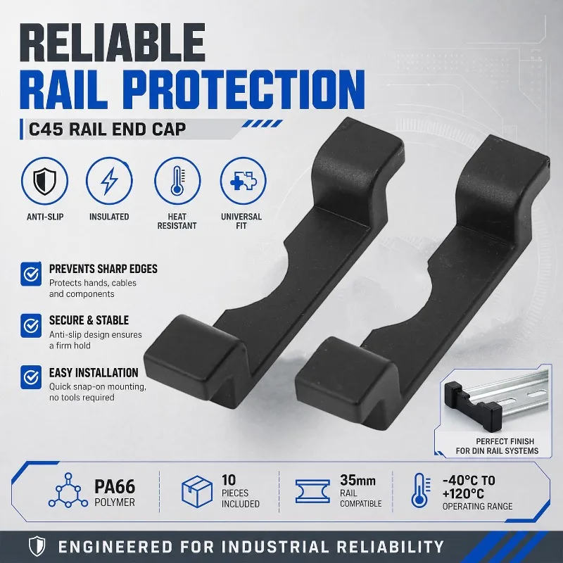 Tampa de Extremidade de Trilho - Din Rail Circuit Breaker avaliação e preço