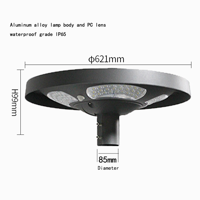 Luminária Solar LED UFO à Prov - Solar Street Light Led avaliação e preço