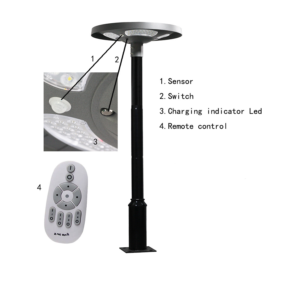 Luminária Solar LED UFO à Prov - Solar Street Light Led avaliação e preço