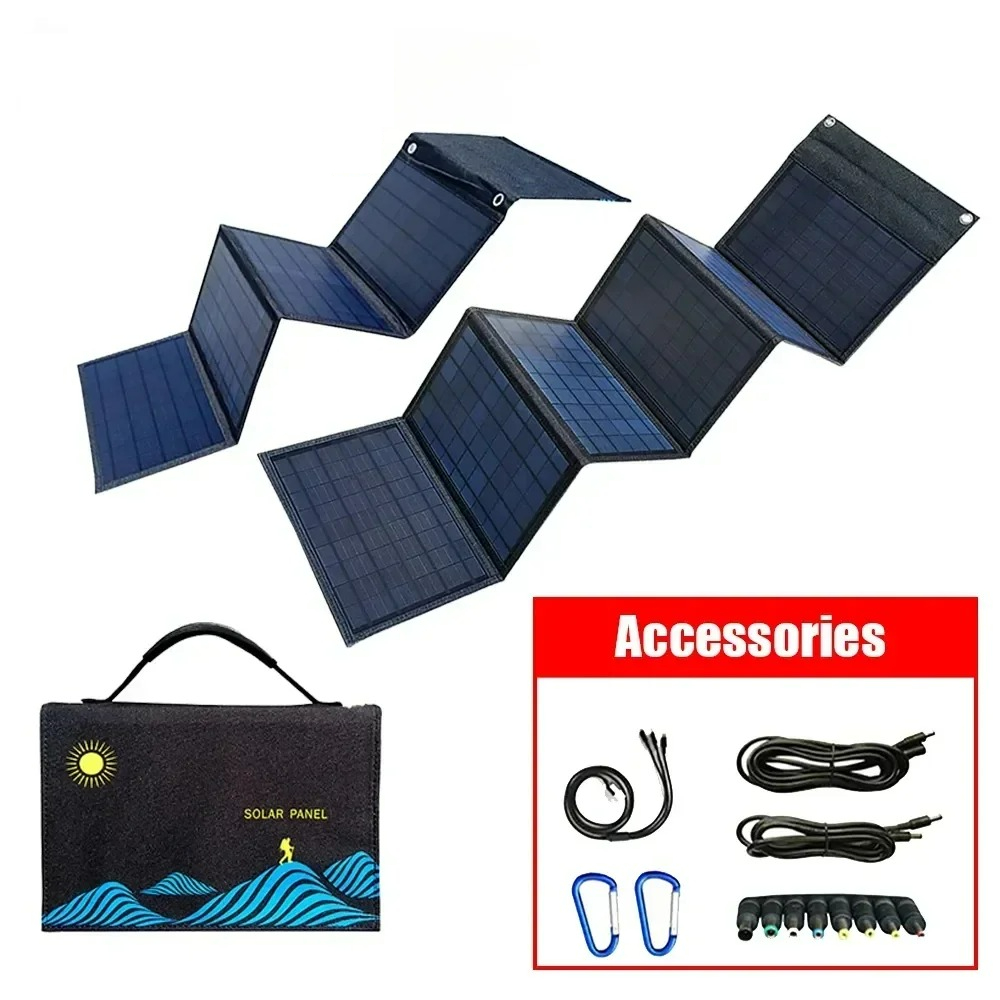 Novo Painel Solar Portátil 202 - Folding Solar Panel avaliação e preço