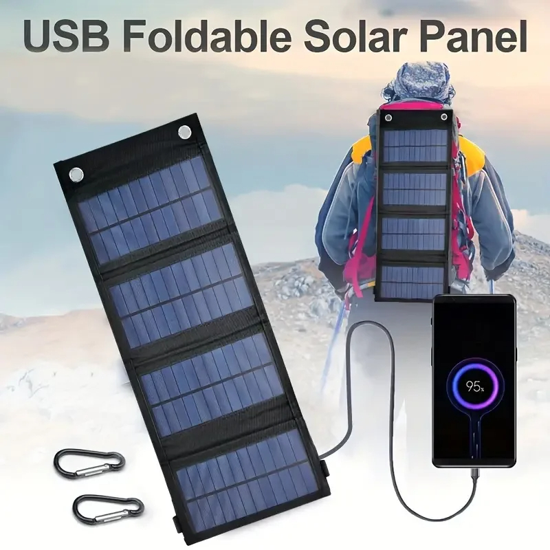 Painel solar dobrável usb port - Folding Solar Panel avaliação e preço