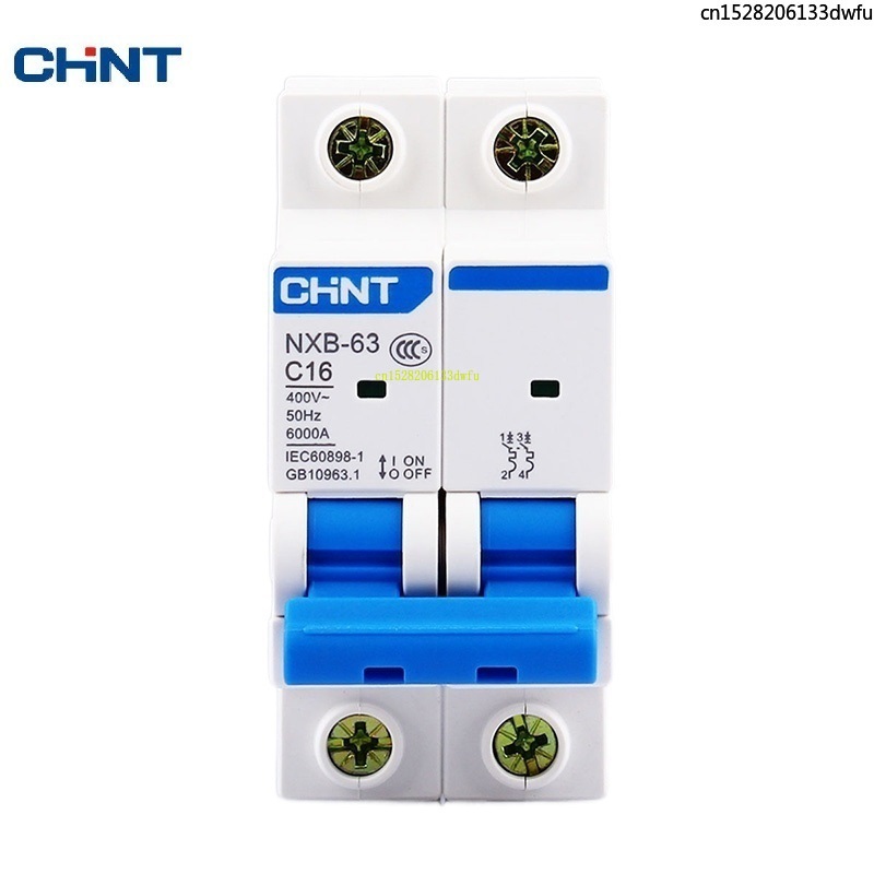 Chint mcb NXB-63 2p 2a 10a 16a - Din Rail Circuit Breaker avaliação e preço