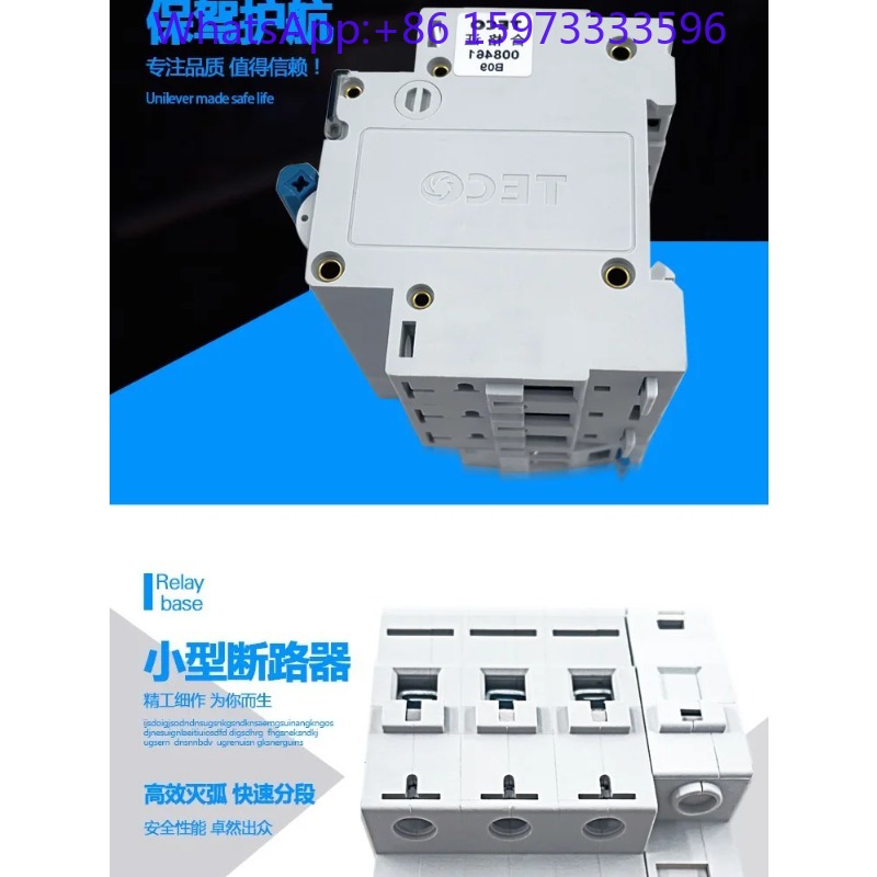 Disjuntor Miniatura Tipo C TEC - Din Rail Circuit Breaker avaliação e preço